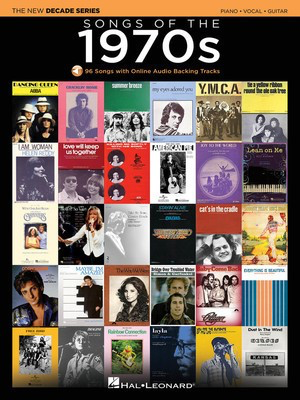 Songs of the 1970s Decade Series Play-Along - Piano/Vocal/Guitar/Audio Access Online PVG Hal Leonard 137599