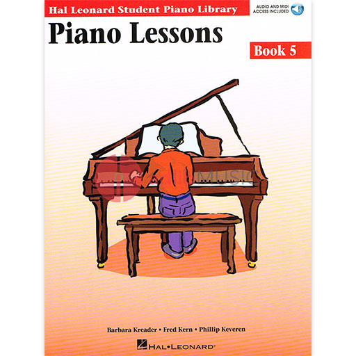 Hal Leonard Student Piano Library Piano Lessons Book 5 - Piano/Audio Access Online 298070