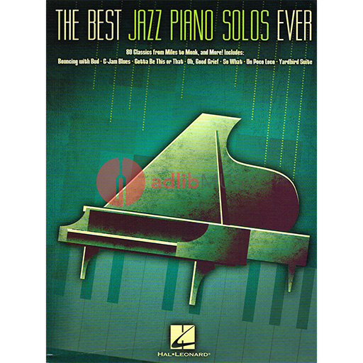 Best Jazz Piano Solos Ever - Piano Solo Hal Leonard 312079