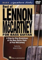 Best of Lennon & McCartney for Bass Guitar - Signature Licks DVD - Bob Efford - Bass Guitar Hal Leonard DVD