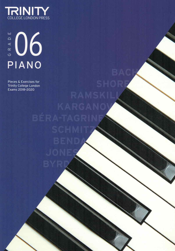 Trinity Piano Exam Pieces 2018-20 Grade 6 - Piano Part Only Trinity TCL016645