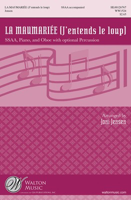 La Maumarií©e - (J'entends le loup) - French Folk Song - SSAA Joni Jensen Walton Music Choral Score Octavo