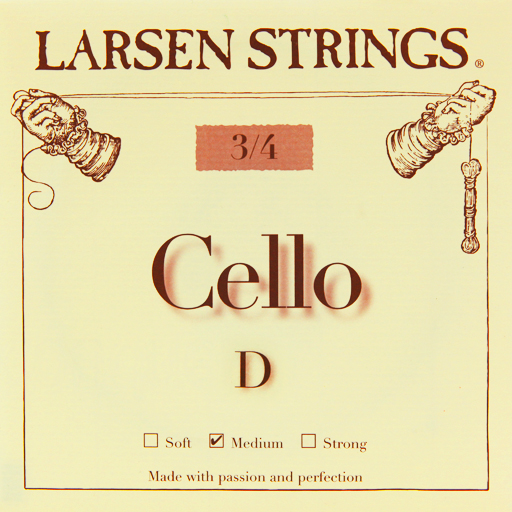 Larsen Cello D String 3/4 Size