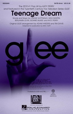 Teenage Dream - (featured in Glee) - Mac Huff Hal Leonard ShowTrax CD CD