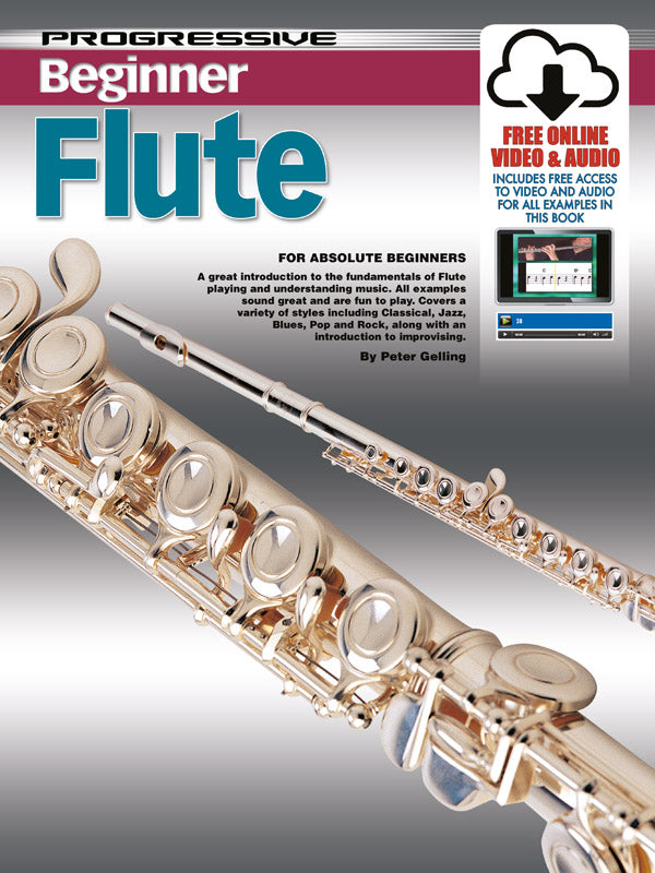 Progressive Beginner Flute Bk/CD/DVD