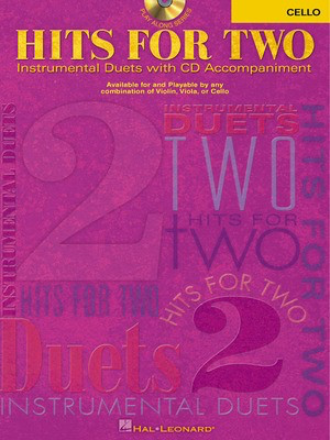 Hits for Two - Cello - Various - Cello Hal Leonard Cello Solo /CD