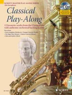 Classical Play Along Alto Sax Bk/Cd - Alto Saxophone Schott Music