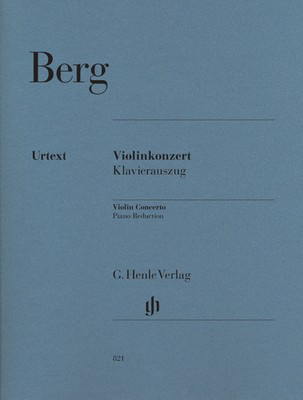 Concerto - for Violin and Piano - Alban Berg - Violin G. Henle Verlag