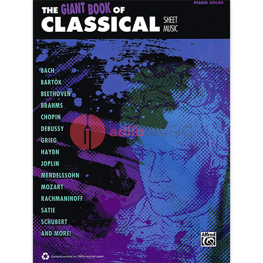 Giant Book of Classical Piano Sheet Music - Piano Alfred 36334