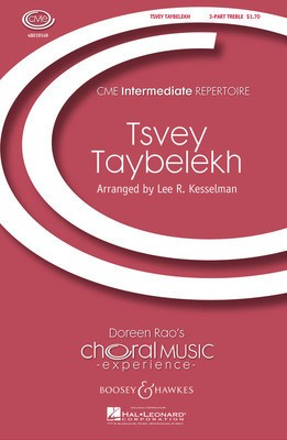 Tsvey Taybelekh (The Two Doves) - CME Intermediate - 3-Part Treble Lee Kesselman Boosey & Hawkes Octavo