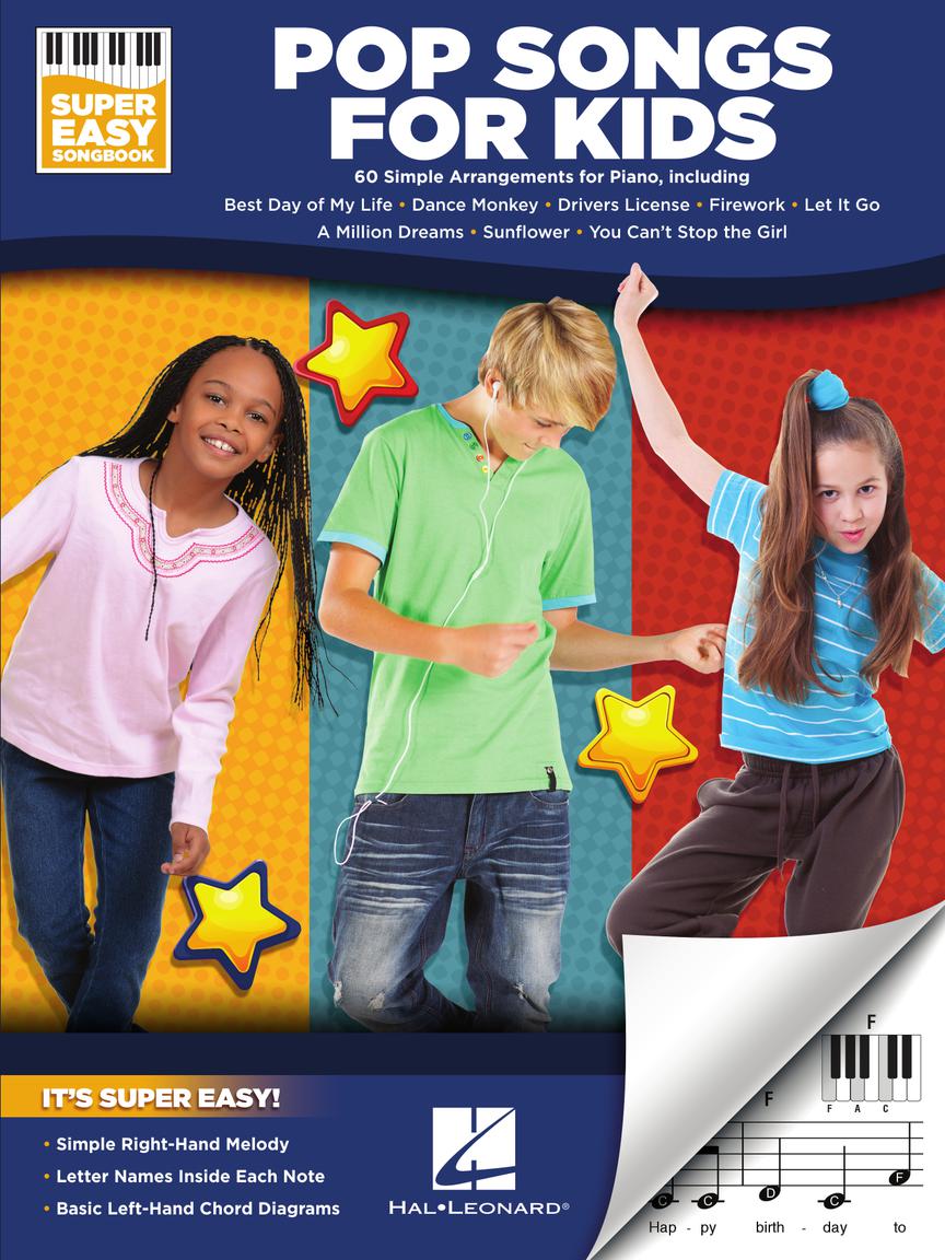 Pop Songs for Kids - Super Easy Piano Hal Leonard 346809