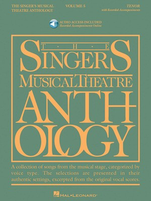 The Singer's Musical Theatre Anthology - Volume 5 - Tenor Book/2 CDs Pack - Various - Vocal Tenor Hal Leonard /CD