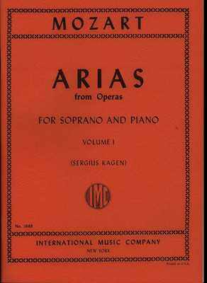 Arias from Operas Volume 1 - Soprano - Wolfgang Amadeus Mozart - Classical Vocal Soprano IMC