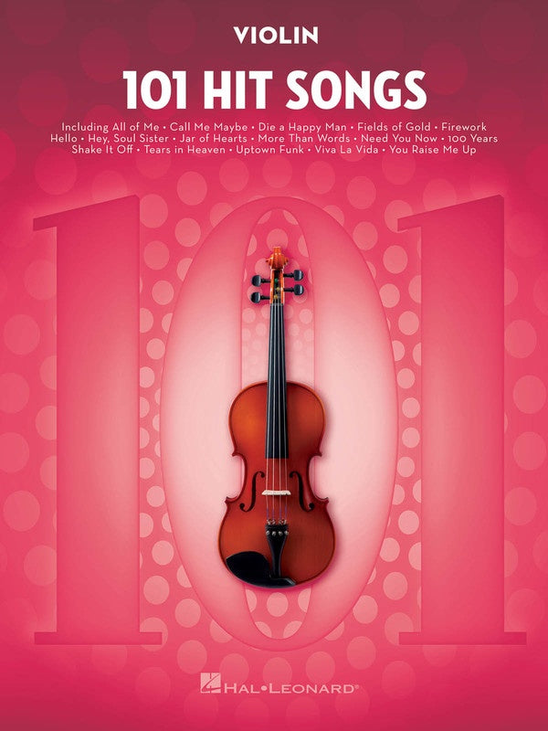 101 Hit Songs - Violin Solo - Hal Leonard 197188