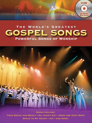 The World's Greatest Gospel Songs - Powerful Songs of Worship - Various - Shawnee Press Piano, Vocal & Guitar Book/CD