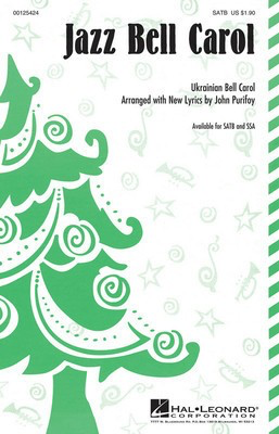 Jazz Bell Carol - SATB John Purifoy Hal Leonard Choral Score Octavo