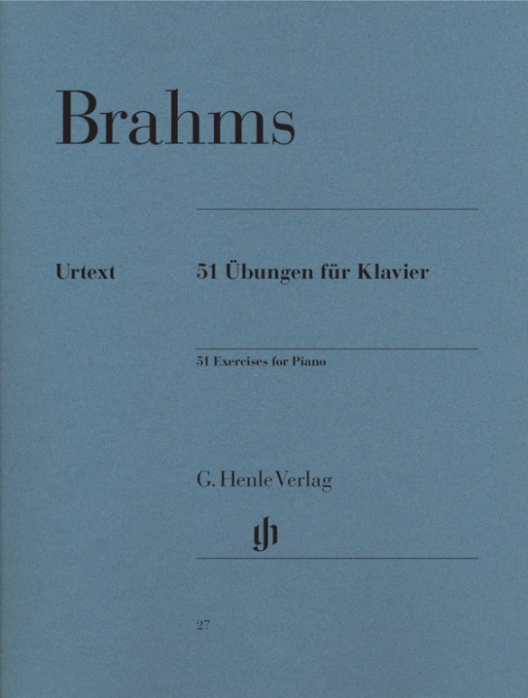 Brahms - 51 Exercises - Piano Solo Henle HN027