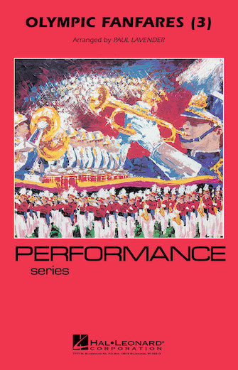 3 Olympic Fanfares - Marching Band Grade 3-4 Score/Parts arranged by Lavender Hal Leonard 11515040