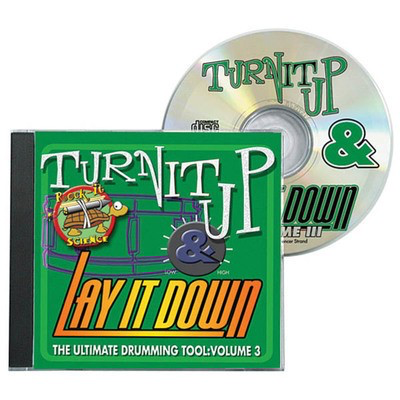 Turn It Up & Lay It Down, Vol. 3 - Rock-It Science - Play-Along CD for Drummers - Drums Drum Fun CD-ROM