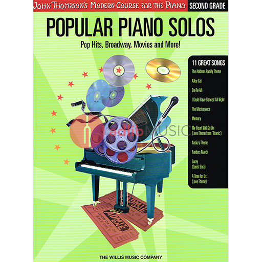 John Thompson's Popular Piano Solos Grade 2 - Piano Only Willis 416692