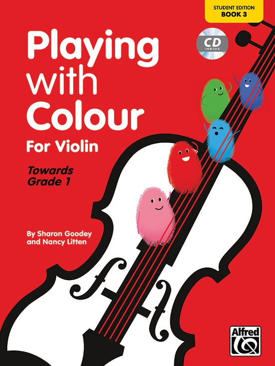 Playing with Colour Volume 3 - Violin/CD by Goodey/Litten Alfred 20153UK