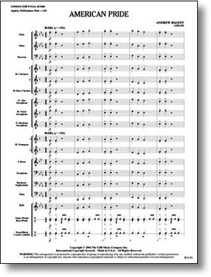 American Pride - Andrew Balent - FJH Music Company Score/Parts