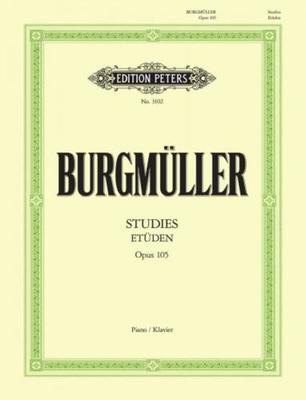 12 Brilliant & Melodious Studies Op. 105 - Johann Friedrich Burgmuller - Piano Edition Peters Piano Solo