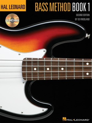 Hal Leonard Bass Method Book 1 - 2nd Edition - Book/OA Pack - Bass Guitar Ed Friedland Hal Leonard /OLA