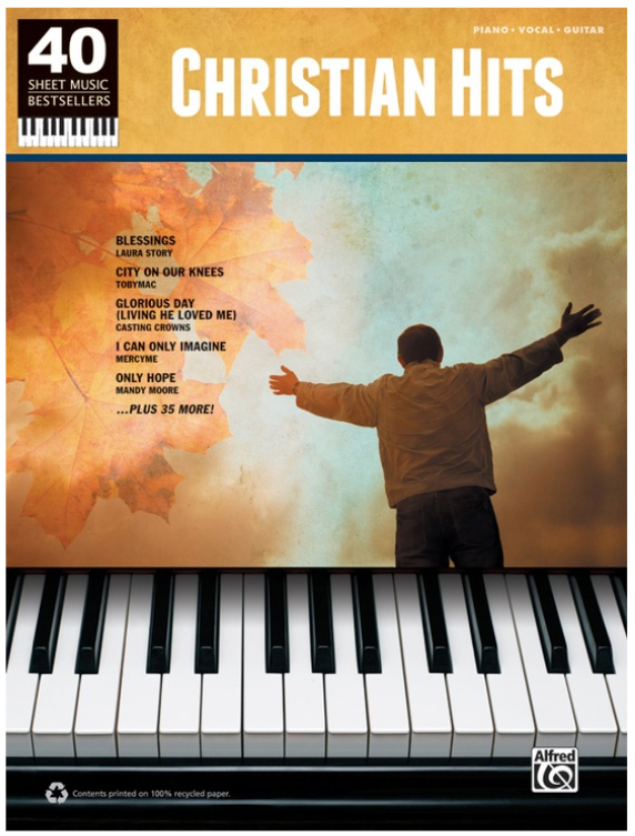 40 SHEET MUSIC BESTSELLERS CHRISTIAN HITS PVG - VARIOUS - 37633