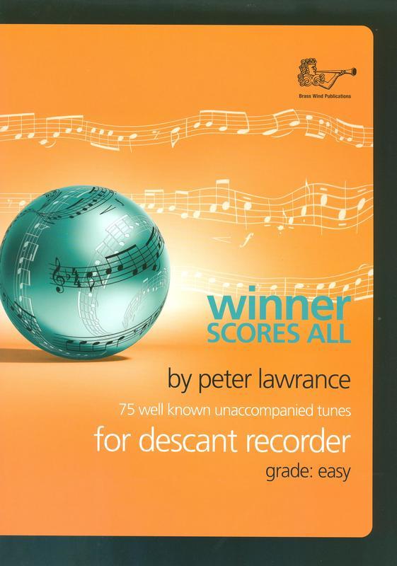 WINNER SCORES ALL FOR DESCANT RECORDER SOLO BOOK - RECORDER - BRASSWIND