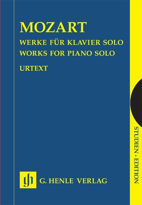 Works for Piano Solo - Study Score in Slipcase - Wolfgang Amadeus Mozart - Piano G. Henle Verlag Study Score Score