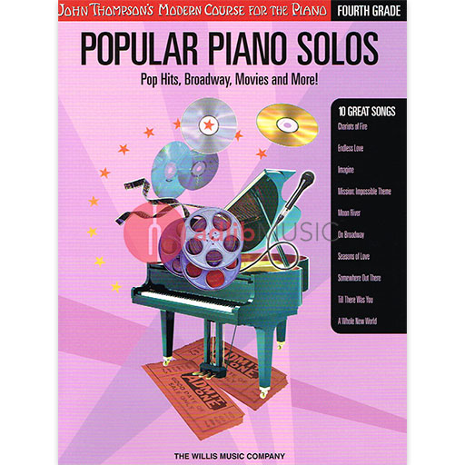 John Thompson's Popular Piano Solos Grade 4 - Piano Only Willis 416694