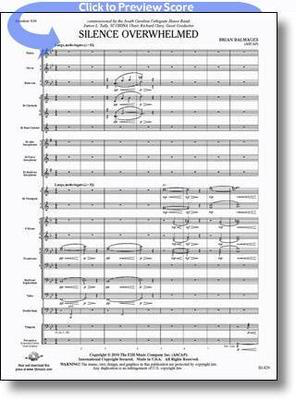 Silence Overwhelmed - Brian Balmages - FJH Music Company Score/Parts