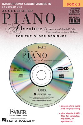 Accelerated Piano Adventures for the Older Beginner - Lesson Book 2 Accompaniment CD - Nancy Faber|Randall Faber