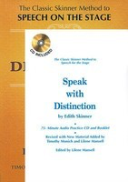 Speak with Distinction - Book/CD/Booklet Package - Lilene Mansell Edith Skinner Applause Books Book/CD