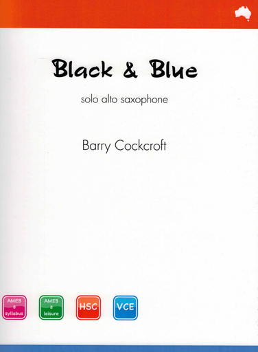 Cockcroft - Black & Blue - Alto Saxophone Reed Music RM002