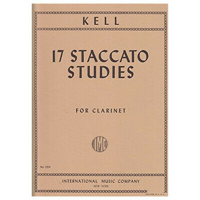 Kell - 17 Staccato Studies - Clarinet Solo IMC IMC1554