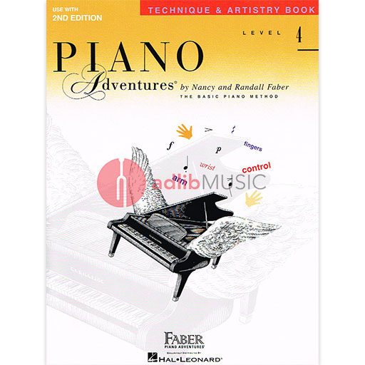 Piano Adventures Level 4 Technique & Artistry Book - Piano by Faber/Faber Hal Leonard 420339