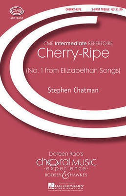 A-maying, A-playing - (No. 2 from Elizabethan Songs) CME Intermediate - Stephen Chatman - 3-Part Treble Boosey & Hawkes Octavo