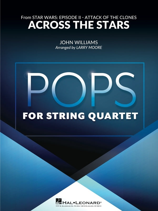 Williams - Across the Stars - String Quartet Score/Parts arranged by Moore Hal Leonard 4492756