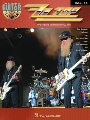 ZZ Top - Guitar Play-Along Volume 99 - Guitar Hal Leonard Guitar TAB with Lyrics & Chords /CD