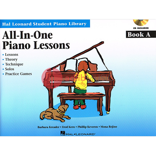 Hal Leonard Student Piano Library All-In-One Piano Lessons Book A - Piano/Audio Access Online byKreader/Kern/Rejino/Keveren Hal Leonard 298086