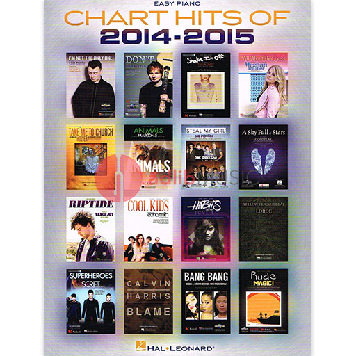 Chart Hits of 2014-2015 - Hal Leonard Easy Piano with Lyrics