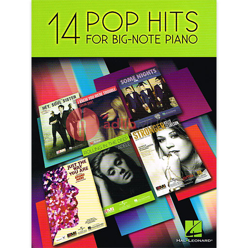 14 Pop Hits - Easy Piano Solo Hal Leonard 119513