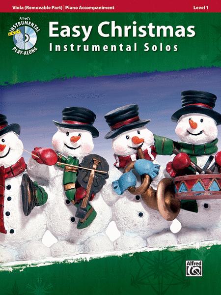 EASY CHRISTMAS SOLOS VIOLA BK/CD -