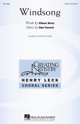 Windsong - Dan Forrest - SATB Eileen Berry Hal Leonard Choral Score Octavo