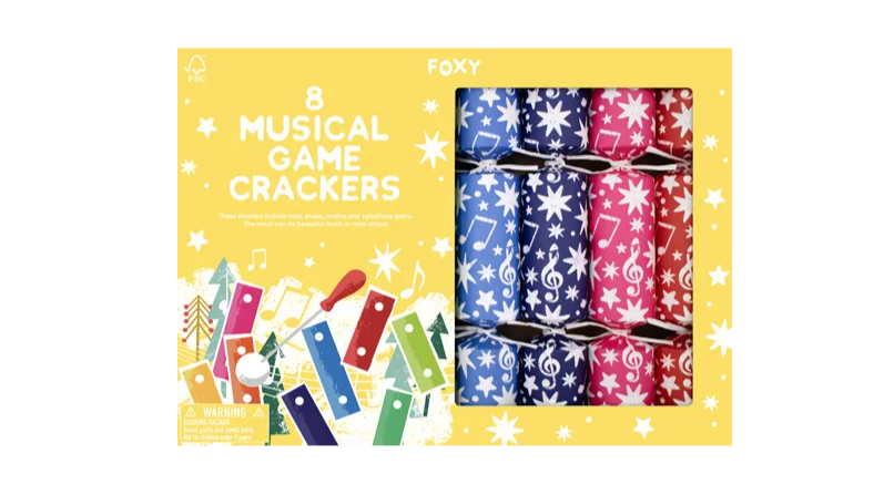 Christmas Crackers Rainbow Colours with Xylophones