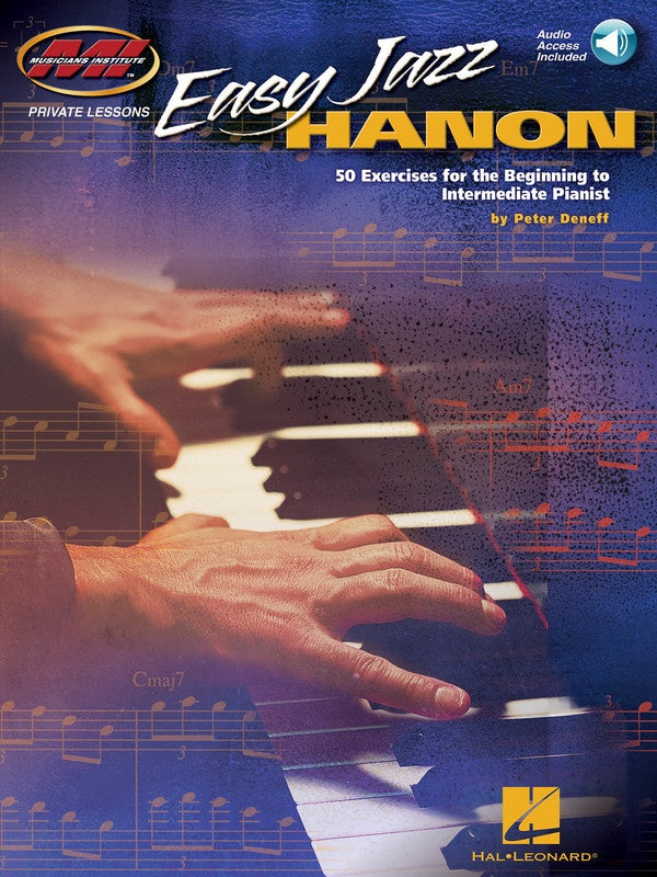 Easy Jazz Hanon - Piano/Audio Access Online by Deneff Musicians Institute 202430