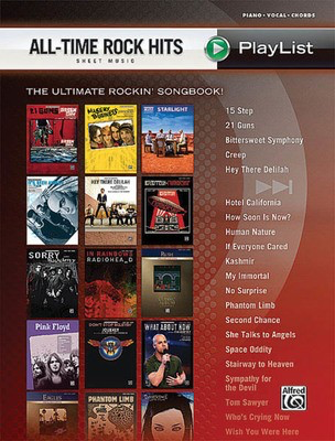 All-Time Rock Hits - Sheet Music Playlist Series - Hal Leonard Piano, Vocal & Guitar