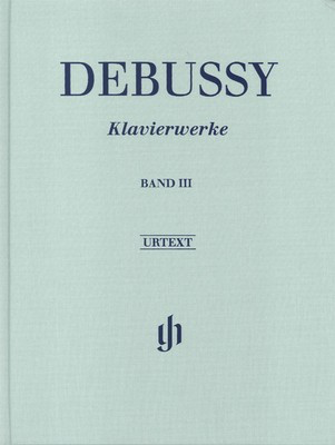 Piano Works Volume 3 Urtext Cloth - Claude Debussy - Piano G. Henle Verlag Piano Solo Hardcover